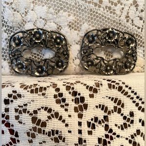 Vintage 1930 shoe Buckles